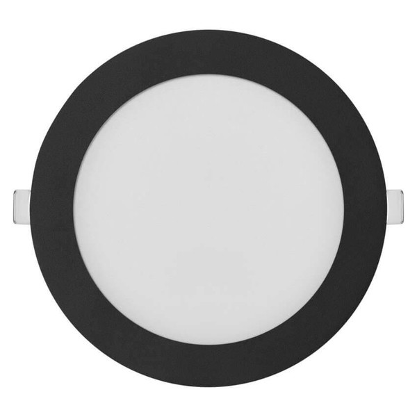 Emos LED Einbaustrahler Nexxo 12,5W CCT warm-/neutralweiss 3000K/3500K/4000K Schwarz Aluminium Ø17cm ZD1333