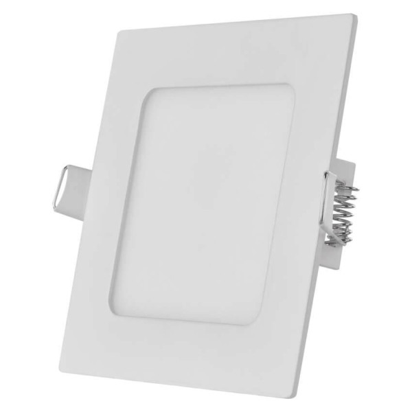 Emos LED Einbaustrahler Nexxo 7W warmweiss 3000K Weiß Aluminium 12x12cm ZD2124