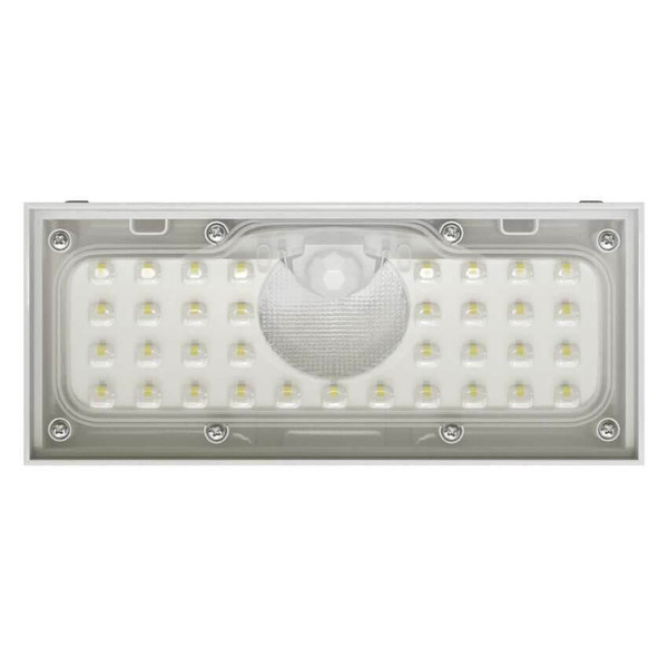 Emos LED Solar-Fluter Brixo 900lm neutralweiss 4000K Bewegungsmelder Akku IP65 Weiß ZG165S