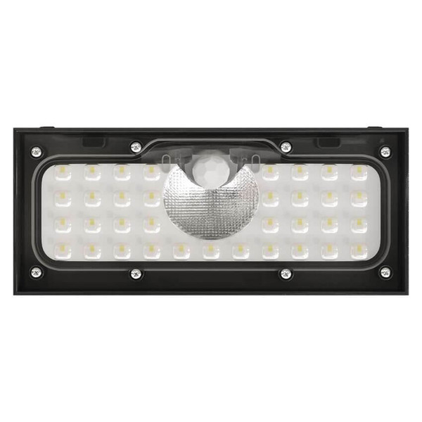 Emos LED Solar-Fluter Brixo 900lm neutralweiss 4000K Bewegungsmelder Akku IP65 Schwarz ZG166S