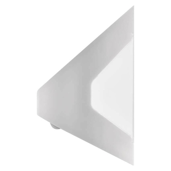 Emos LED Solar-Fluter Lumi 240lm neutralweiss 4000K Bewegungsmelder Akku IP54 Weiß 10,5x13cm ZG172S