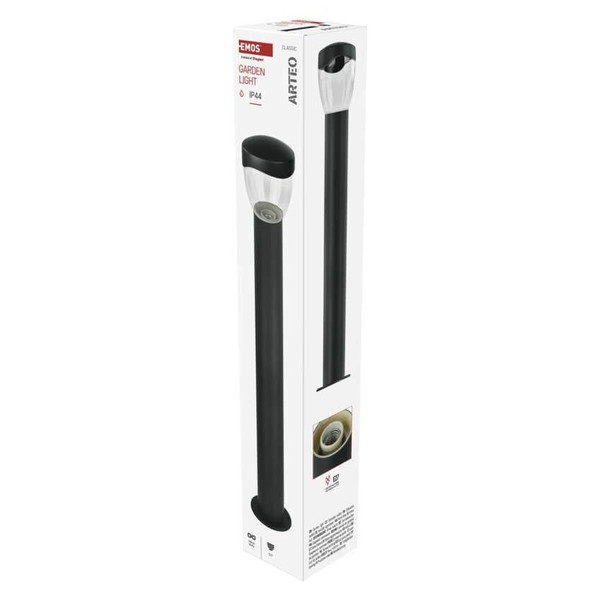 Emos LED Wegeleuchte Arteo IP44 Anthrazit Edelstahl 12x12cm ZGA0C0P