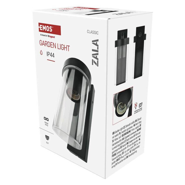 Emos LED Gartenstrahler Zala IP44 Anthrazit Edelstahl ZGC010P