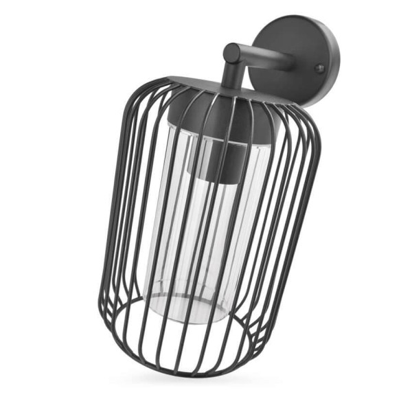 Emos LED Gartenstrahler Salvia IP44 Schwarz Stahl 21x16cm ZGD010P