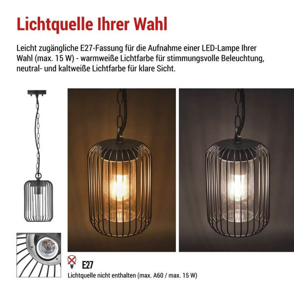 Emos LED Gartenstrahler Salvia IP44 Schwarz Stahl 16x16cm ZGD070P