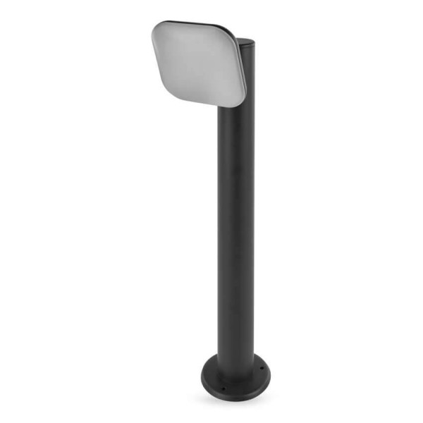 Emos LED Wegeleuchte Nika 12,5W warmweiss 3000K IP44 Anthrazit Aluminium 12x12cm ZGE0A4L
