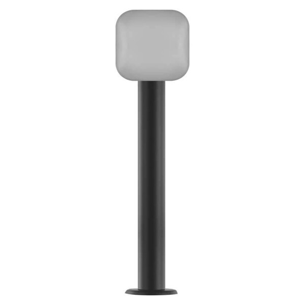 Emos LED Wegeleuchte Nika 12,5W warmweiss 3000K IP44 Anthrazit Aluminium 12x12cm ZGE0A4L