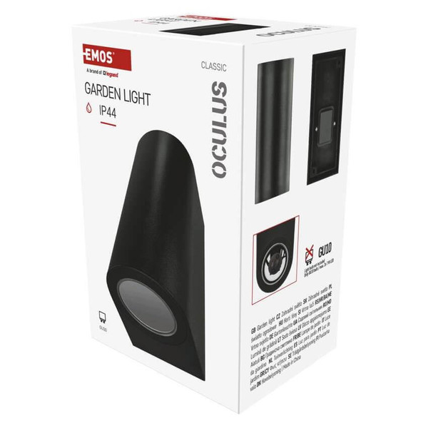 Emos LED Gartenstrahler Oculus IP44 Schwarz ZGF020P