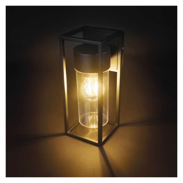 Emos LED Gartenstrahler Tillia IP44 Schwarz Aluminium 13x11cm ZGI010P