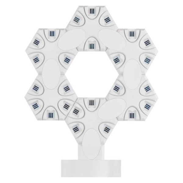 Emos LED Tischleuchte GoSmart Hexagon RGBIC 6-teilig 5,5W dimmbar WiFi Weiß ZIW426R