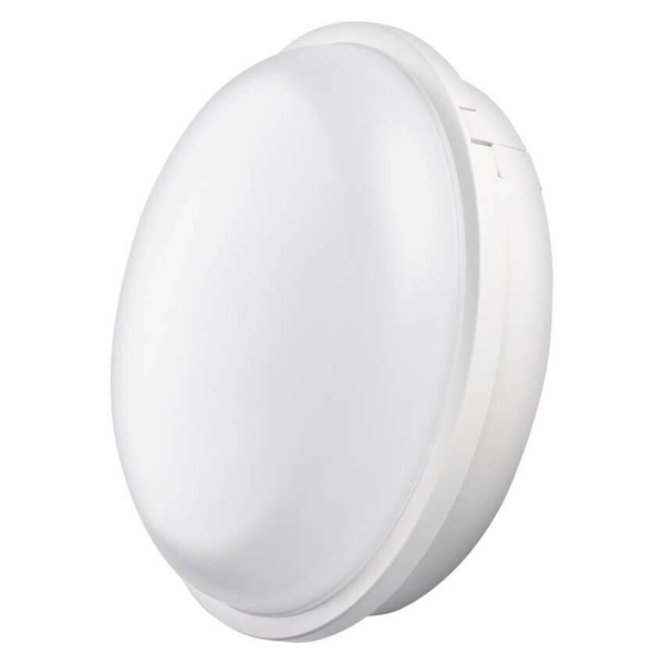 Emos LED Wandleuchte Qari 20W neutralweiss 4000K IP65 Weiß Ø22cm ZM3010