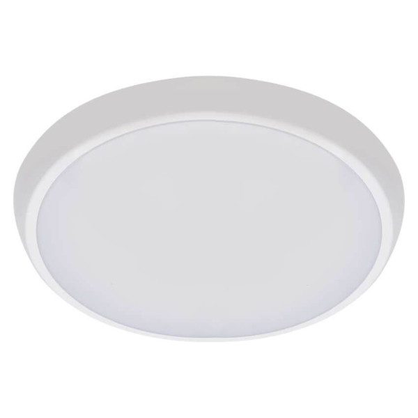 Emos LED Deckenleuchte Fleri 20W einstellbar CCT warm-/neutral-/tageslichtweiss 3000K/4000K/6500K Bewegungsmelder IP65 Weiß Ø30cm ZM3012