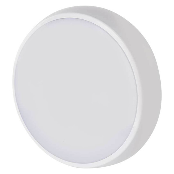 Emos LED Deckenleuchte Fleri 20W einstellbar CCT warm-/neutral-/tageslichtweiss 3000K/4000K/6500K Bewegungsmelder IP65 Weiß Ø30cm ZM3012