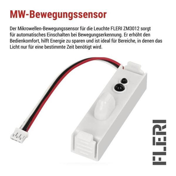 Emos Bewegungsmelder für Leuchte Mikrowelle für ZM3012 FLERI Weiß ZM3013