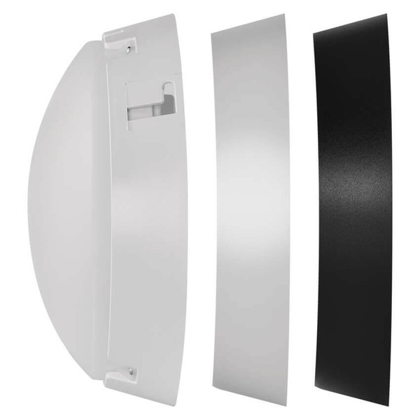 Emos LED Wandleuchte Zuri 14W warmweiss 3000K IP54 Schwarz Weiß Ø21,5cm ZM3130