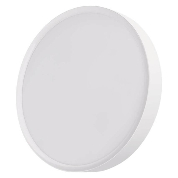 Emos LED Anbauleuchte, Deckenleuchte Rori 17W CCT warm-/neutralweiss 2700K/3500K/4000K Bewegungsmelder Weiß Stahl Ø31cm ZM4400
