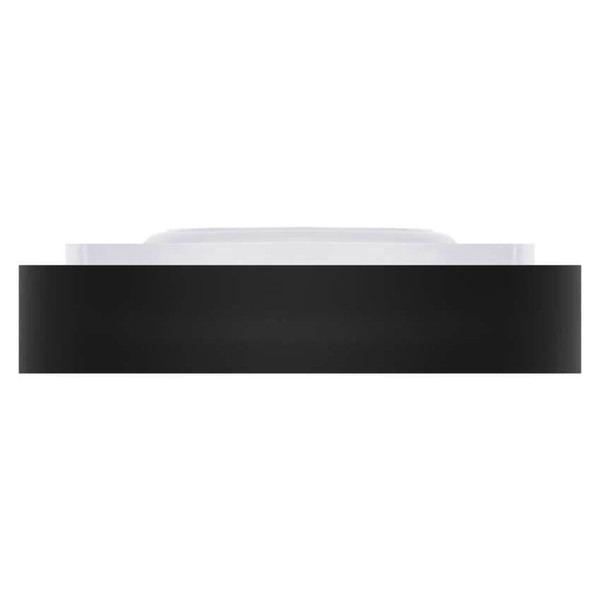 Emos LED Anbauleuchte, Deckenleuchte Rori 17W CCT warm-/neutralweiss 2700K/3500K/4000K Bewegungsmelder Schwarz Stahl Ø31cm ZM4401