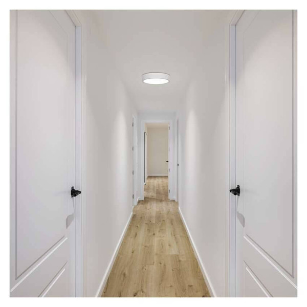 Emos LED Anbauleuchte, Deckenleuchte Nexxo 21W neutralweiss 4000K Weiß Stahl Ø22,5cm ZM5145