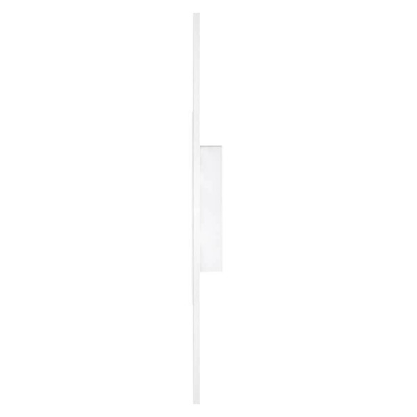 Emos LED Deckenleuchte Rivi 25W CCT warm-/tageslichtweiss 2700K/6000K dimmbar Fernbedienung Weiß Aluminium 29,5x59,5cm ZM5172