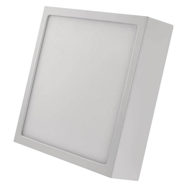 Emos LED Anbauleuchte, Deckenleuchte Nexxo 12,5W CCT warm-/neutralweiss 3000K/3500K/4000K Weiß Stahl 17x17cm ZM6133