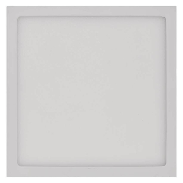 Emos LED Anbauleuchte, Deckenleuchte Nexxo 12,5W CCT warm-/neutralweiss 3000K/3500K/4000K Weiß Stahl 17x17cm ZM6133