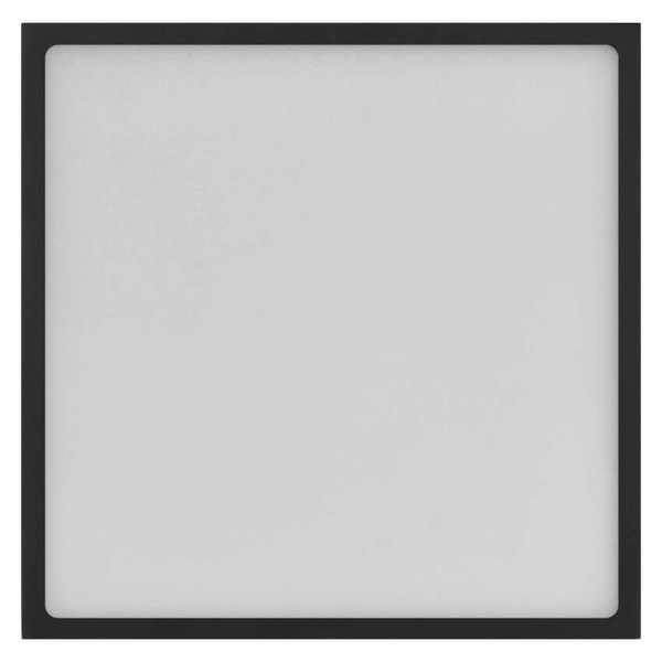 Emos LED Anbauleuchte, Deckenleuchte Nexxo 28,5W CCT warm-/neutralweiss 3000K/3500K/4000K Schwarz Stahl 30x30cm ZM6353