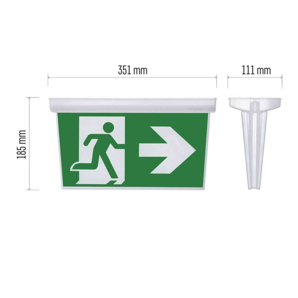Emos LED Notleuchte 35x11cm ZN1112