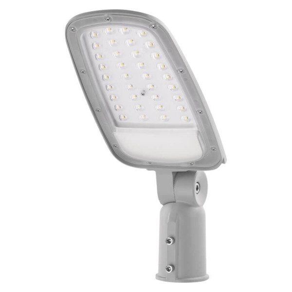 Emos LED Straßenleuchte Solis 50W neutralweiss 4000K IP65 Grau Aluminium 41x15cm ZO0504