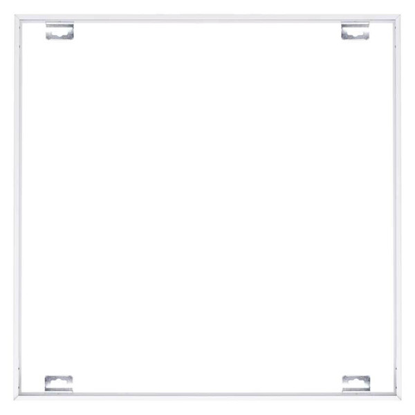 Emos Aufbaurahmen für Panel für hinterleuchtetes Panel 60x60cm 70mm schraubenlos Weiß ZR9036