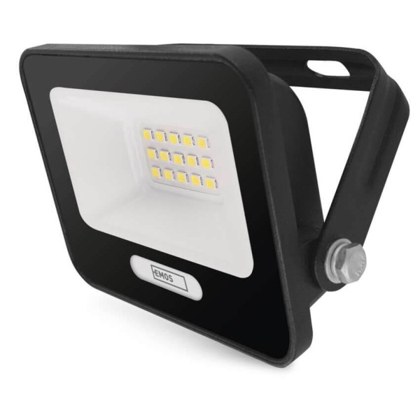 Emos LED Fluter Glaro 10W neutralweiss 4000K IP65 Schwarz Aluminium ZS2214B