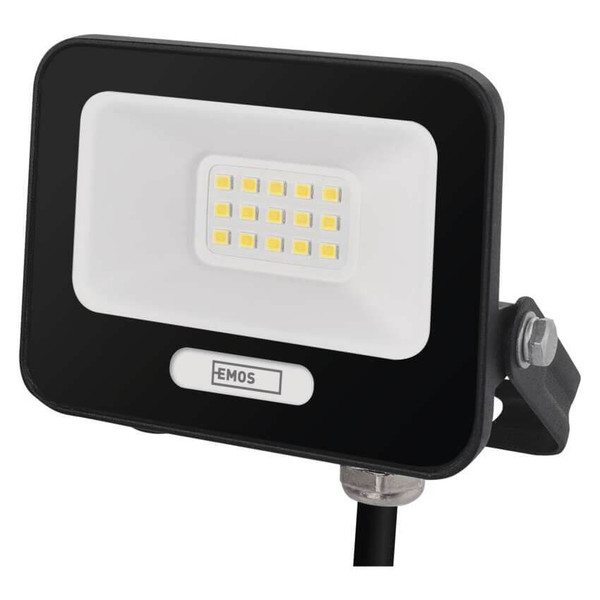 Emos LED Fluter Glaro 10W neutralweiss 4000K IP65 Schwarz Aluminium ZS2214B