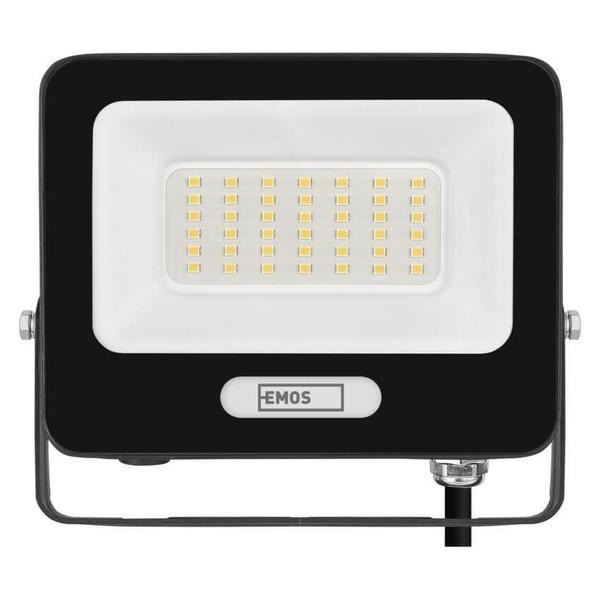 Emos LED Fluter Glaro 30W neutralweiss 4000K IP65 Schwarz Aluminium 16x14cm ZS2234B