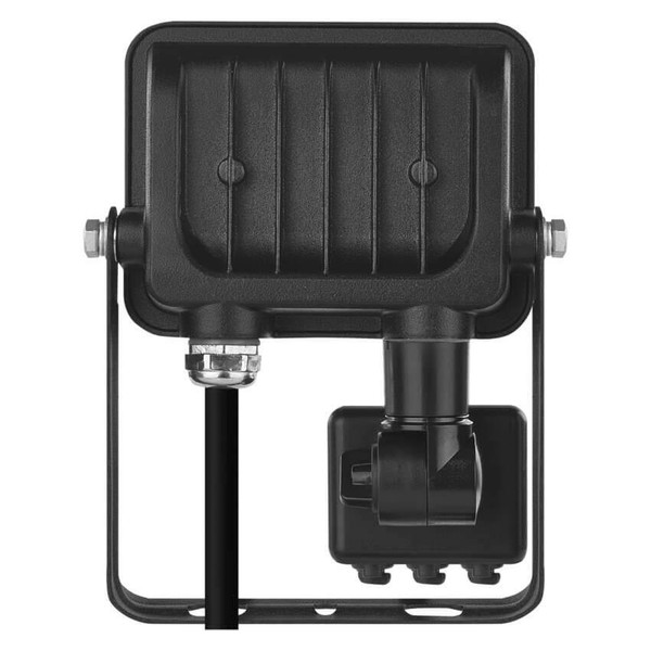 Emos LED Fluter mit Bewegungsmelder Glaro 10W neutralweiss 4000K IP54 Schwarz Aluminium 10,5x13cm ZS2314B