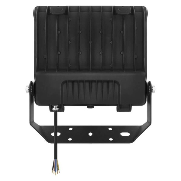 Emos LED Fluter Aveno 100W einstellbar neutralweiss 4000K IP66 Schwarz Aluminium 29x27cm ZS2443