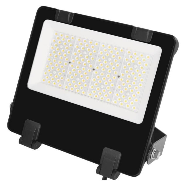 Emos LED Fluter Aveno 100W einstellbar neutralweiss 4000K IP66 Schwarz Aluminium 29x27cm ZS2443A