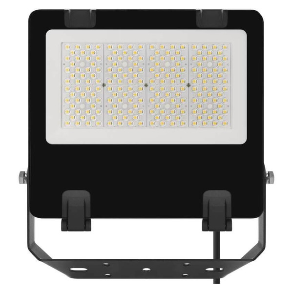 Emos LED Fluter Aveno 100W einstellbar neutralweiss 4000K IP66 Schwarz Aluminium 29x27cm ZS2443A