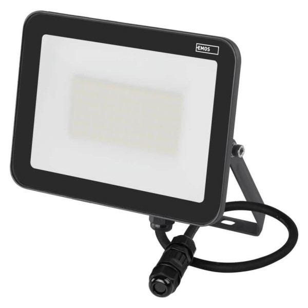 Emos LED Fluter Inovo 50W neutralweiss 4000K IP65 Anthrazit Aluminium 20x14,5cm ZS2642