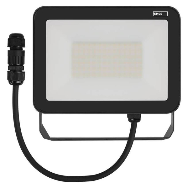 Emos LED Fluter Inovo 50W neutralweiss 4000K IP65 Anthrazit Aluminium 20x14,5cm ZS2642
