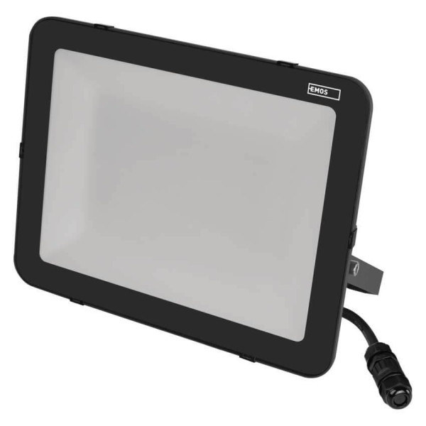 Emos LED Fluter Inovo 150W neutralweiss 4000K IP65 Anthrazit Aluminium 33,5x27cm ZS2662