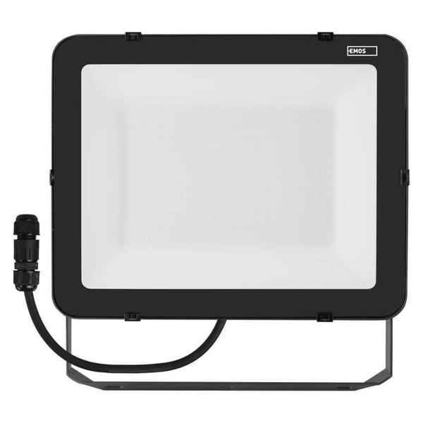 Emos LED Fluter Inovo 150W neutralweiss 4000K IP65 Anthrazit Aluminium 33,5x27cm ZS2662