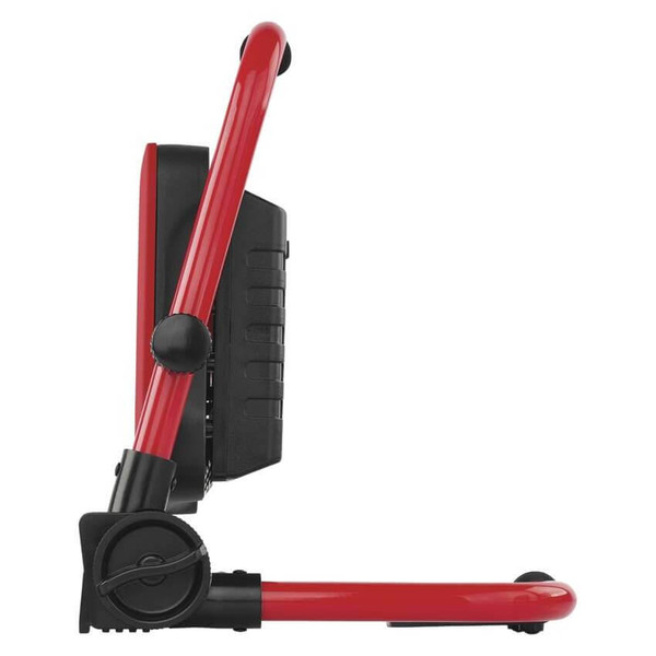 Emos LED Fluter Acco 50W tageslichtweiss 6500K Akku IP54 Rot Schwarz Aluminium 29x22cm ZS2833