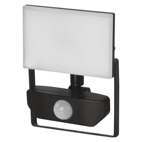 Emos LED Fluter mit Bewegungsmelder Tambo 10W neutralweiss 4000K IP54 Schwarz Aluminium 10,5x14cm ZS2912