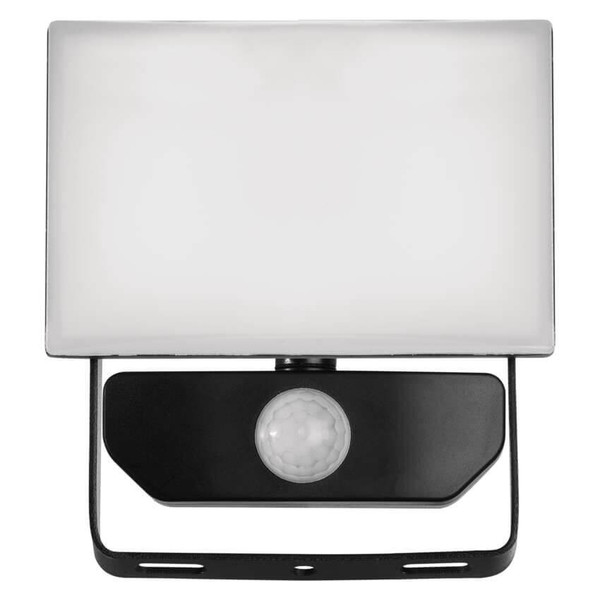 Emos LED Fluter mit Bewegungsmelder Tambo 10W neutralweiss 4000K IP54 Schwarz Aluminium 10,5x14cm ZS2912