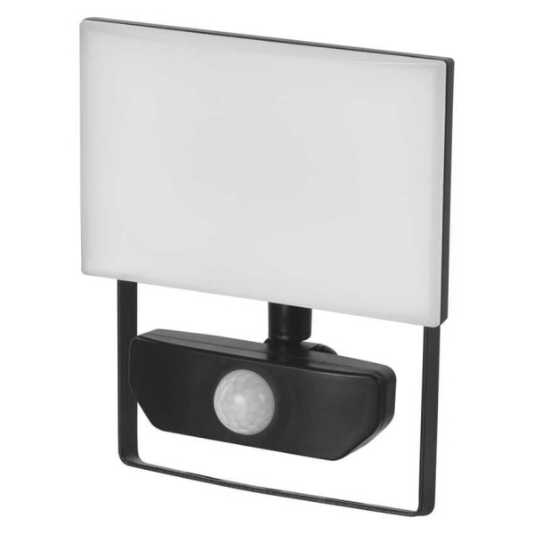 Emos LED Fluter mit Bewegungsmelder Tambo 20W neutralweiss 4000K IP54 Schwarz Aluminium 13,5x16,5cm ZS2922