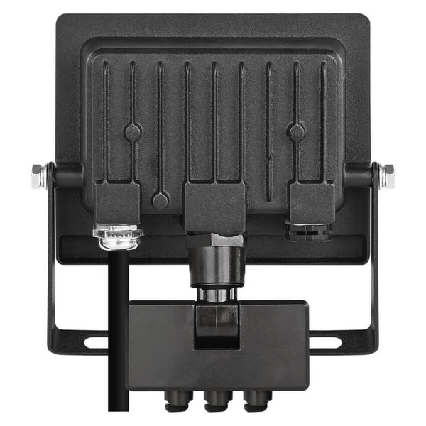 Emos LED Fluter mit Bewegungsmelder Tambo Evo 20W neutralweiss 4000K IP44 Schwarz Aluminium 13x14cm ZS2924