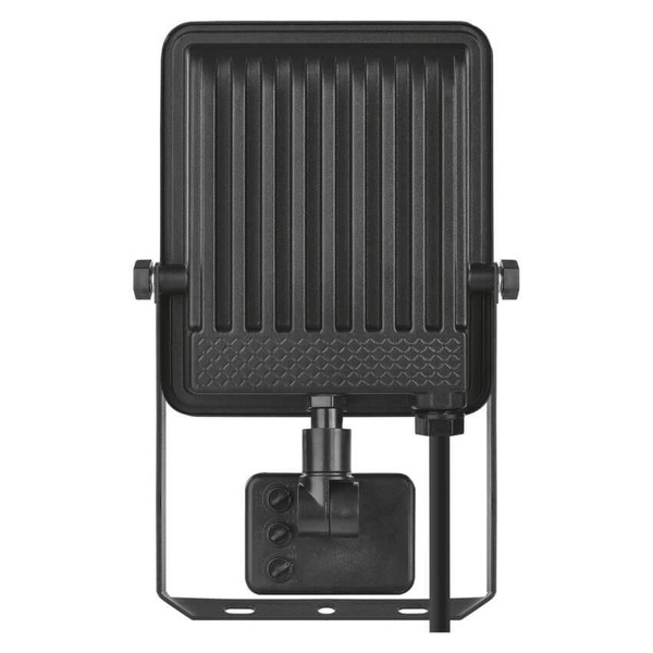 Emos LED Fluter mit Bewegungsmelder Visio 30W neutralweiss 4000K IP54 Schwarz Aluminium 21,5x13,5cm ZS2933
