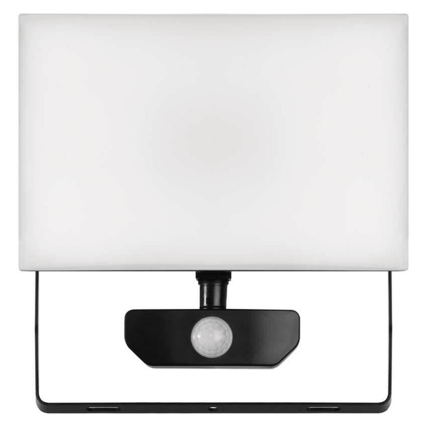 Emos LED Fluter mit Bewegungsmelder Tambo 50W neutralweiss 4000K IP54 Schwarz Aluminium 21x22cm ZS2942