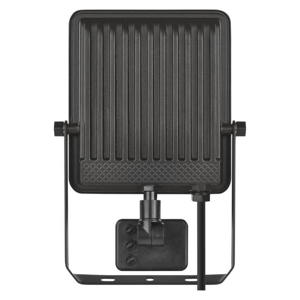 Emos LED Fluter mit Bewegungsmelder Visio 50W neutralweiss 4000K IP54 Schwarz Aluminium 24x16cm ZS2943