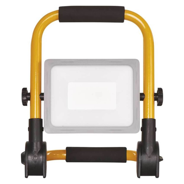 Emos LED Fluter Ilio 31W neutralweiss 4000K IP44 Schwarz Gelb Aluminium 24x18,5cm ZS3332