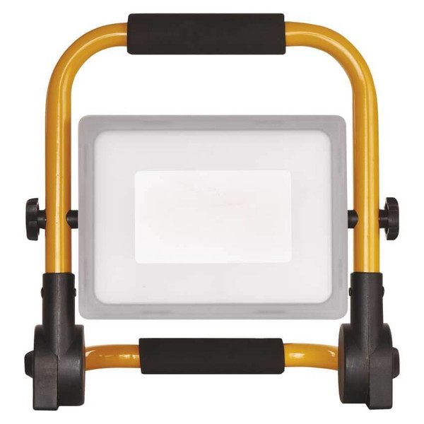 Emos LED Fluter Ilio 51W neutralweiss 4000K IP44 Schwarz Gelb Aluminium 27x18,5cm ZS3342